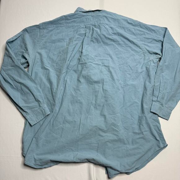 Polo Ralph Lauren Blue Casual Long Sleeve Shirt 100% Cotton Size 3XLT - Picture 2 of 4